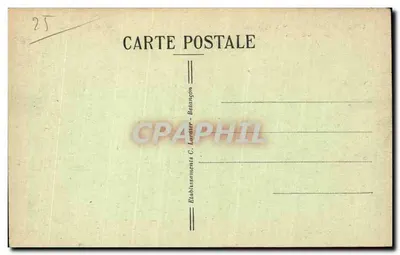 Montbéliard (Doubs) — Zamek — wydawca C. Lurdat - Besançon, nr 1741 — Rewers