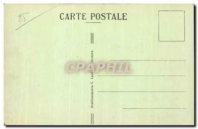 Besançon-les-Bains — Algemene uitzicht op de Kade. Sluitbrug en Fort Rosemont — C.L.B. — Achterkant