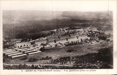 Camp de Valdahon (Doubs) — Vista geral tirada de avião — Edições C. L. B. Besançon