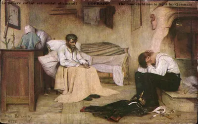 Criança soldado alemã — Lorena — Albert Bellannier, Metz