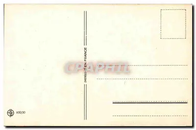 Kobieta w kuchni — Karta upoważnienia — Wydrukowane we Francji nr 100/30 — Rewers