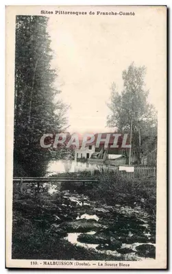 Malbuisson (Doubs) — A Fonte Azul — Sítios Pitorescos da França Oriental, n°110