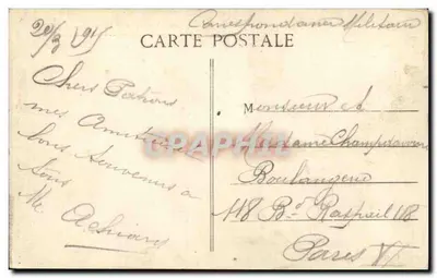 Besançon — Postkantoor — Excursie naar Franche-Comté — Ed. L. Gaillard-Pétrée — Achterkant