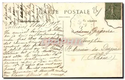 Die (Drôme) — Zakład termorezynowy w Salières-les-Bains — Pap. L. Rambaud, Die — Rewers