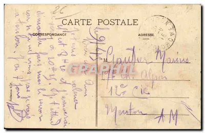 Valence - Place de la République — wydawca anonimowy, numer 12 — Rewers