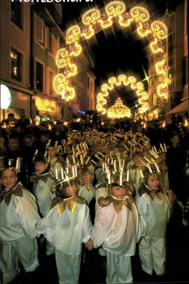 Montbéliard — As luzes de Natal — editor não identificado, n° de série 26