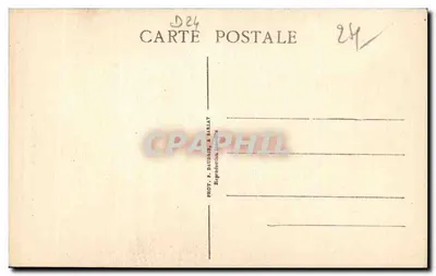 Domme - Antigo Hotel do Governador — A Dordogne Pitoresca — P.D.S. (editor) — Verso