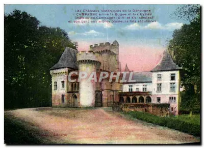 Castelo de Campagne — entre La Bugue e Les Eyzies — editor Libourne