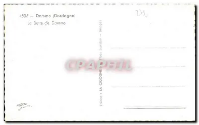 Domme (Dordogne) — La Butte de Domme — Edizione Jourdan — Verso