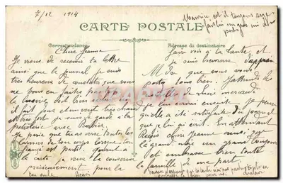Infanterie — Im Refektorium — L.V.S. n°3815 — Rückseite