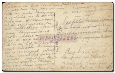 Graine de Poilus — Verleger E.M. Nr. 185 — Rückseite