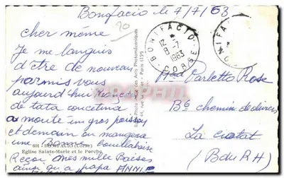 Kościół Świętej Marii i portal — Bonifacio — wydawca Cap — Rewers