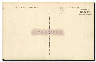 Ajaccio — Pomnik Napoleona I i Hôtel de France — LL — Rewers