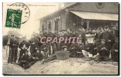 Camp de Gissonne — L’Epluchage des pommes de terre — Pollolalu-Paruette, éditeur, Sissonne (Aisne) — Dépôt