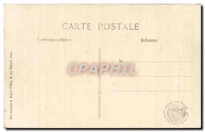Campanha da Aisne 1914-15 — Obus alemães 77 e 210 — Imp de l'Isly, Paris — Visé Paris no 51 — Verso