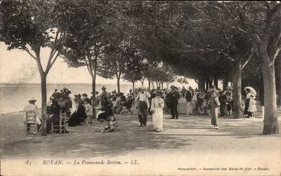 Royan — La Promenade Botton — LL. — Novozelski — Souvenirs des Bains de mer — Royan