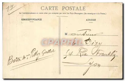 PONS (Charente-Inferieure) - O Castelo, Lado Sul — G. E. Bavin — Verso
