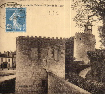 Surgères — Jardim Público — Avenida da Torre — Marquette, Lib.