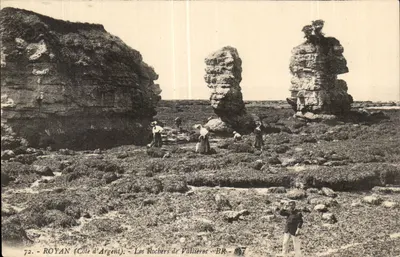 Royan (Côte d'Argent) — Les Rochers de Vallières — BR-837