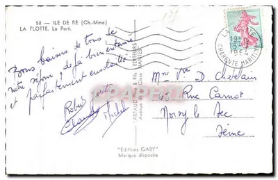Porto di La Flotte — Isola di Ré — Edizioni Gaby — Verso