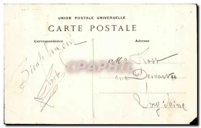 Życie w obozie — Kwatera wody — Fotografia. Saint-Blaise Alençon - Reprodukcja zabroniona — Rewers
