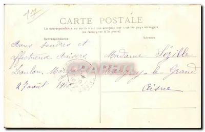 Fouras — Wsiadanie Napoleona na "Bellerophon" — L.C. n°135 — Rewers