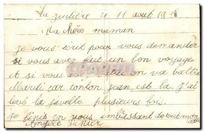 Zuster in gebed — Gebed aan de Almachtige — Achterkant