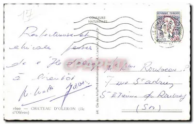 Zamek na Oléron — Widok panoramiczny — Spółka Sztuki Fotomechanicznej — Rewers