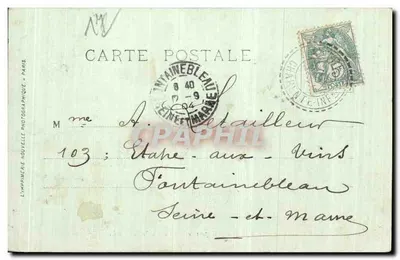 La Rochelle — Statua Admirała Duperré i Wejście do Portu — LL. — Rewers