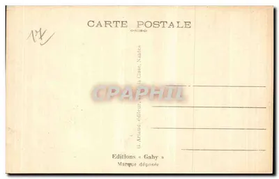 La Rochelle — Cours Wilson e estátua do Almirante Duperré — Gaby — Verso