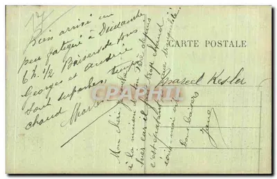 Ilha de Oléron — As Falésias de Chassiron — Editor não identificado, n° de série 1 — Verso