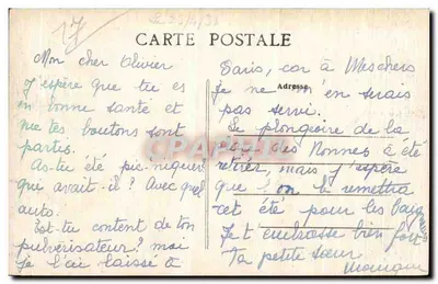 Meschers-les-Bains — Plaża — Cliché Le Gulastrunec, Saujon — Rewers