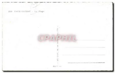 Vaux-Nauzan — Plaża — C.A.P. (61) ulica Lefebvre, Paryż — Rewers