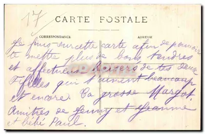 Fouras-les-Bains — Roche van het Napoleontische Haven — uitgever O.L.B.B. — Achterkant
