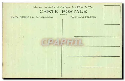 Fort de Souville — Defesa francesa contra os alemães — Carte postale non éditée — Verso