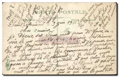 Infanterie — Manta's slaan — L.Y. & Cie, n° 3596 — Achterkant