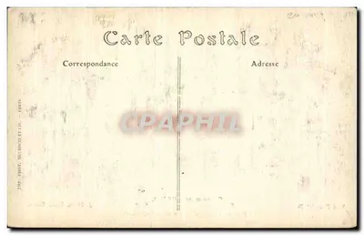 Bombardamento di Reims — Rue de l'Université, La Sous-Préfecture — J. Matot, Edit., Reims. — Verso