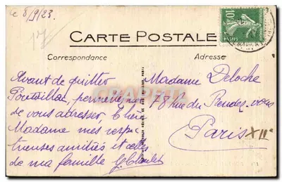 Pontaillac - Facha da Verthamon - LL — Verso