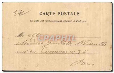 La Rochelle — Estação dos barcos para as ilhas — Edição Adrienmann, La Rochelle — Verso