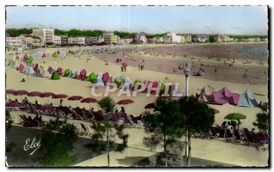 Plage d'Elcée — vue aérienne — Éditeur inconnu