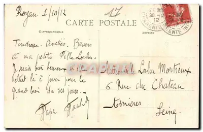 Około Royan — Biuro — Saint-Palais — Plaża — wydawca Nouvelles-Gardes, nr 65 — Rewers