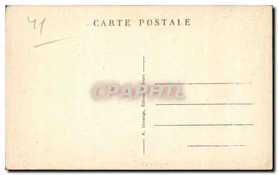 Trôo (Loir-et-Cher) — Entrada da gruta petrificante — inverno de 1938 — R.D. — Verso