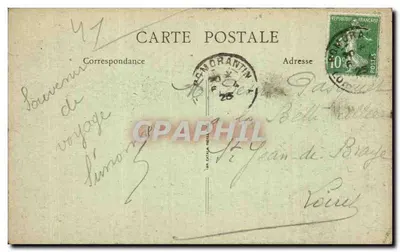 Romerantin — Widok ogólny — kartka pocztowa nr 547 — Rewers