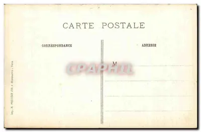 Suippes (Marne) — Il castello dopo i terribili bombardamenti — R.P. Paris — Verso