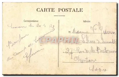 Campo de Sissonne (Aisne) — O Despertar — Pottelain-Parnine, editor, Sissonne (Aisne) — Verso