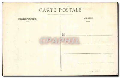 Gerbéviller-la-Martyre — Ruinen des Schlosses vom Park aus gesehen — Lunéville Photo, F. R. 18, Pl. de l'Église — Rückseite
