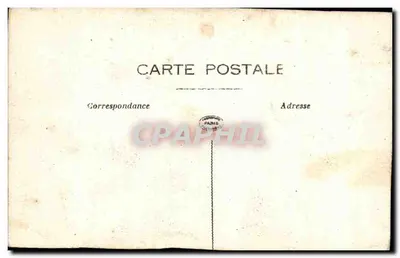 Zamek de la Motte — szczegółowy widok — nieznany wydawca — Rewers