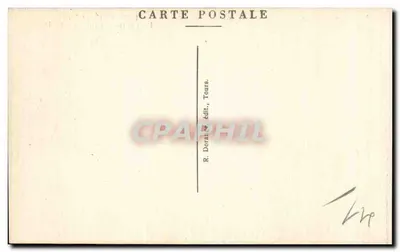 Gruta cristalizada em Troo (Loir-et-Cher) — R. D. — editor R. Doraule, Tours — Verso