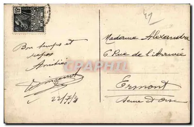 Muides (L.-et-Ch.) — Kasteel van Collier — G. Vannier, Blois — Achterkant