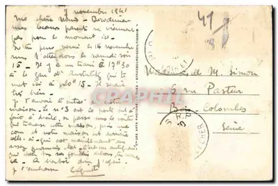 Blois — Velha Casa — Laigle Doreur em Métaux, ND 71 — Verso